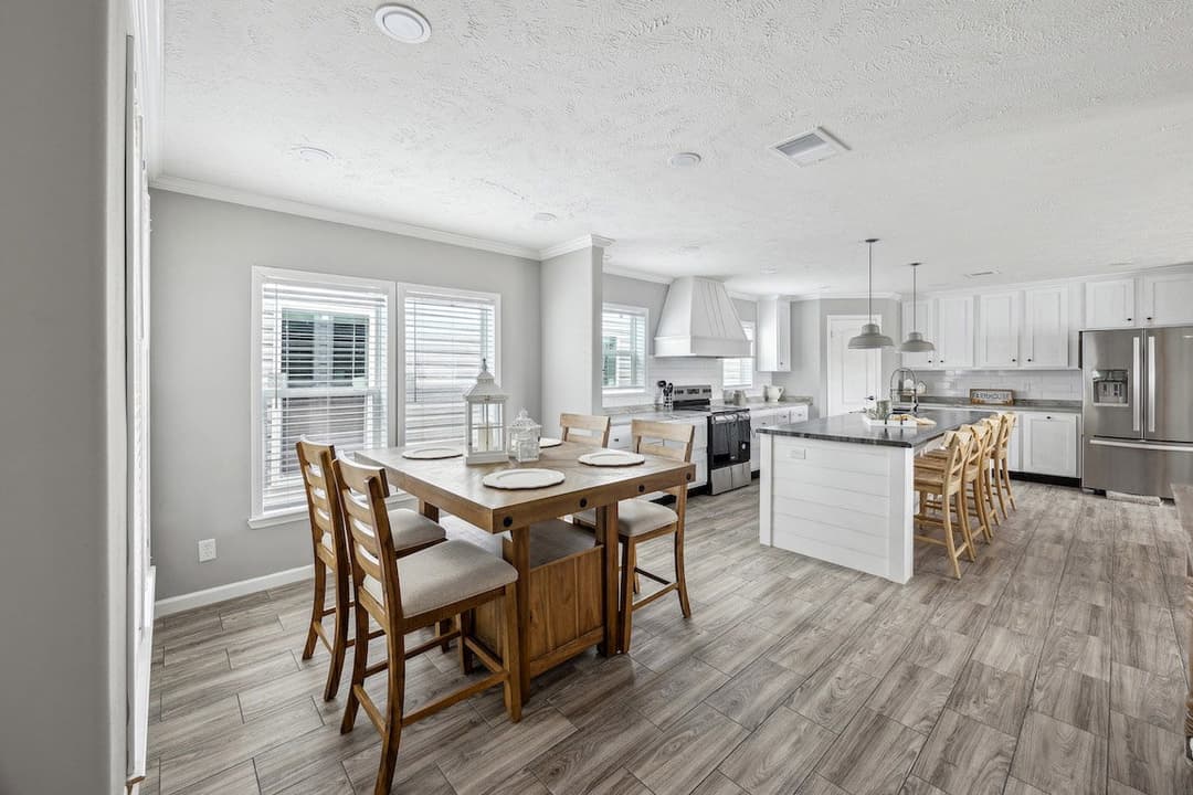 The presley interior home features