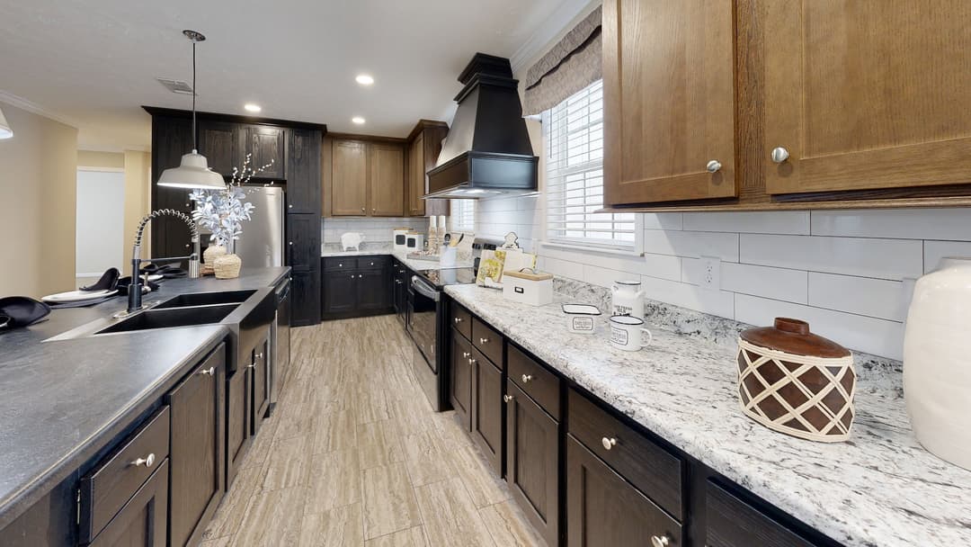 The howitzer kitchen home features