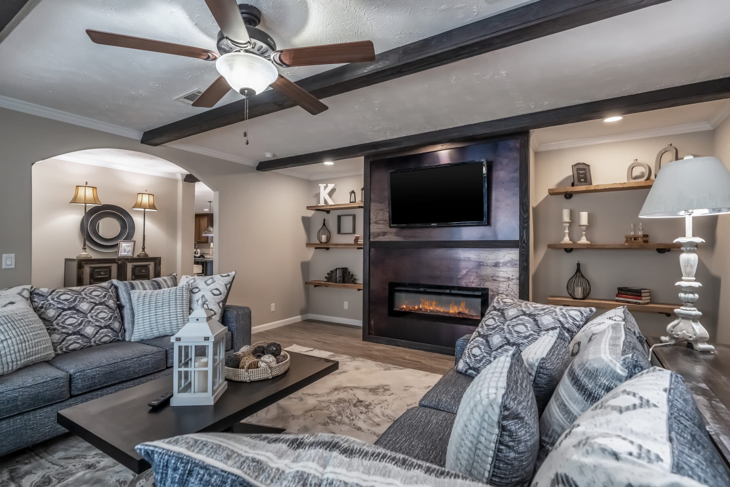 The howitzer interior home features