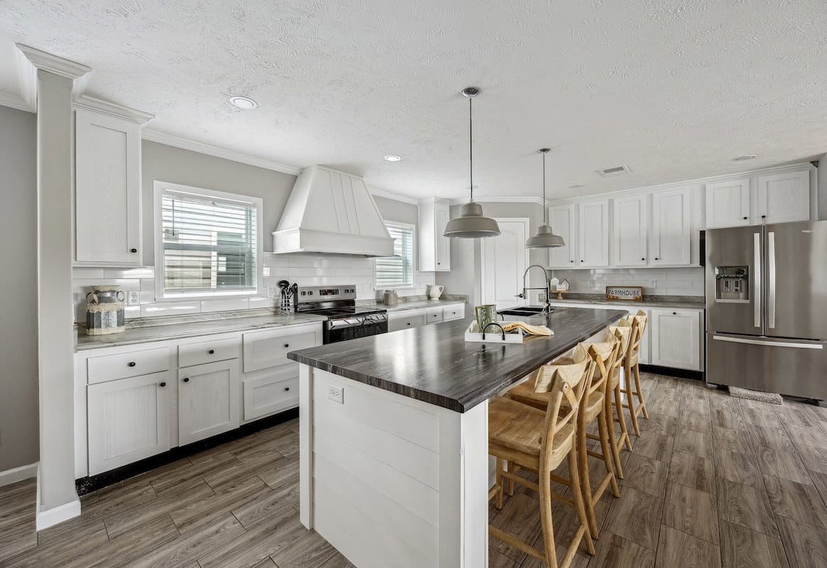 The presley kitchen home features