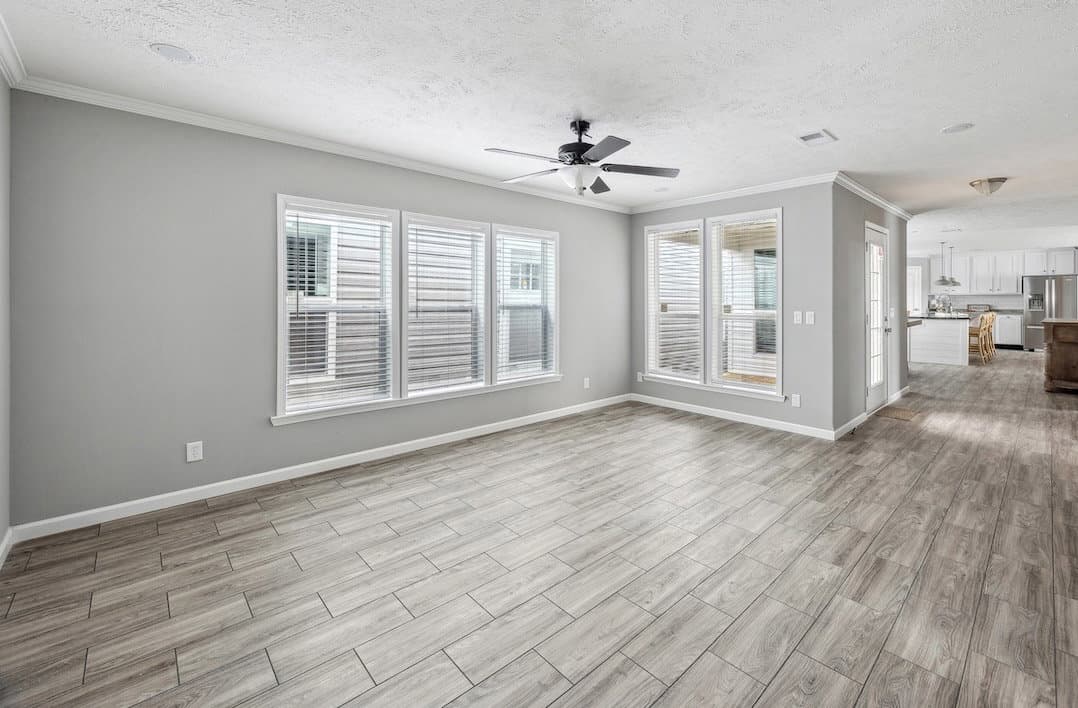 The presley interior home features