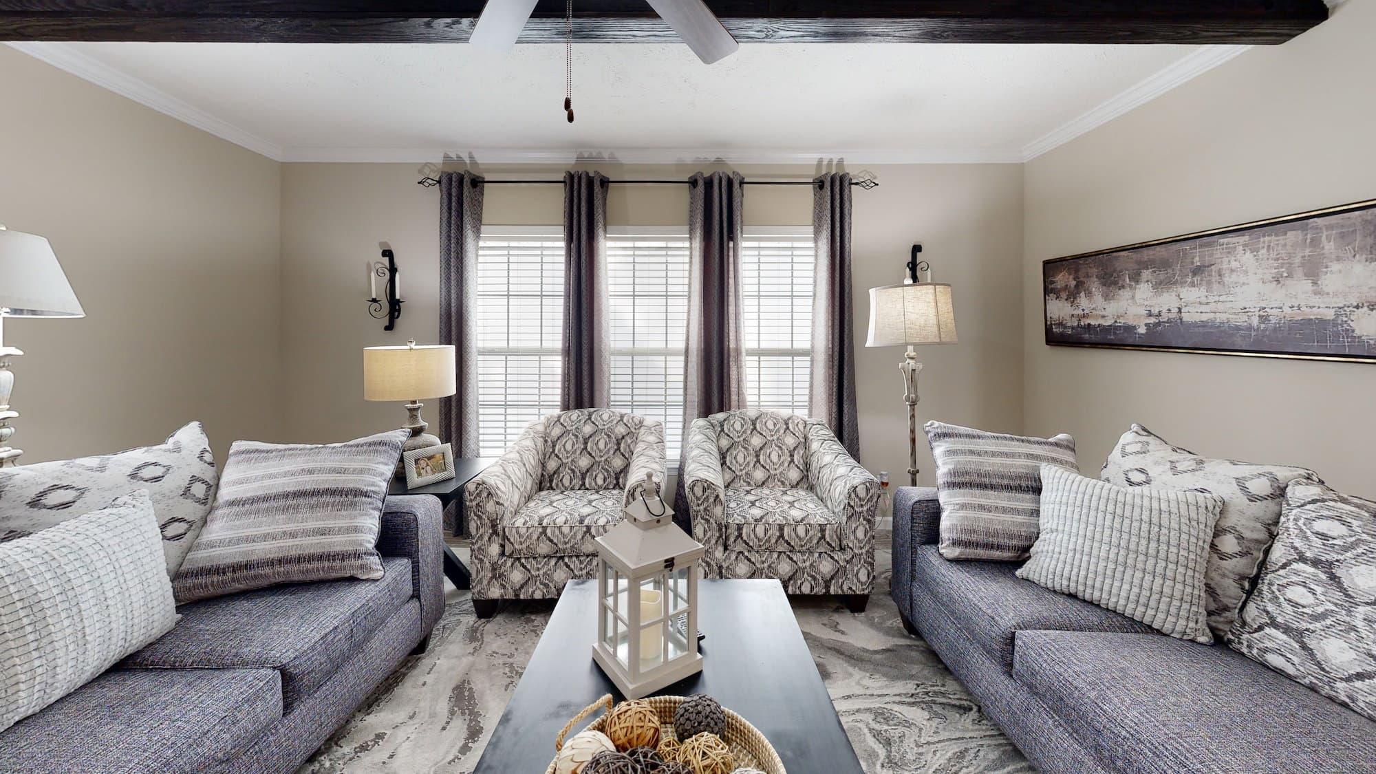 The howitzer interior home features
