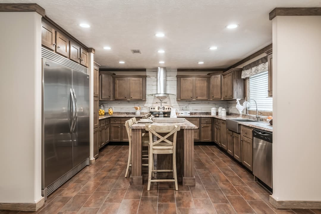The rock kitchen home features