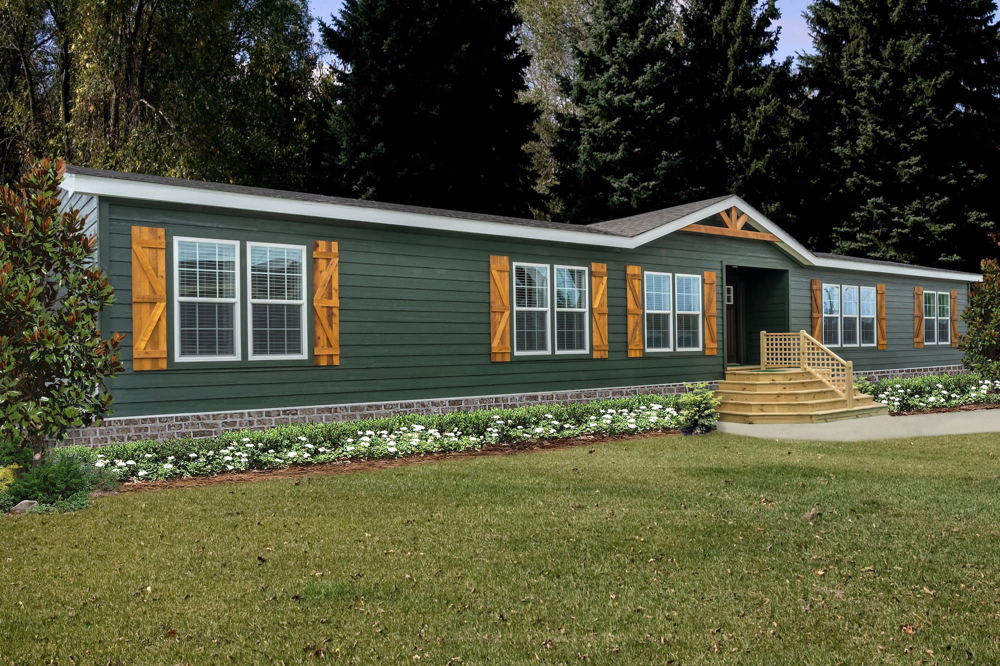 The howitzer hero, elevation, and exterior home features