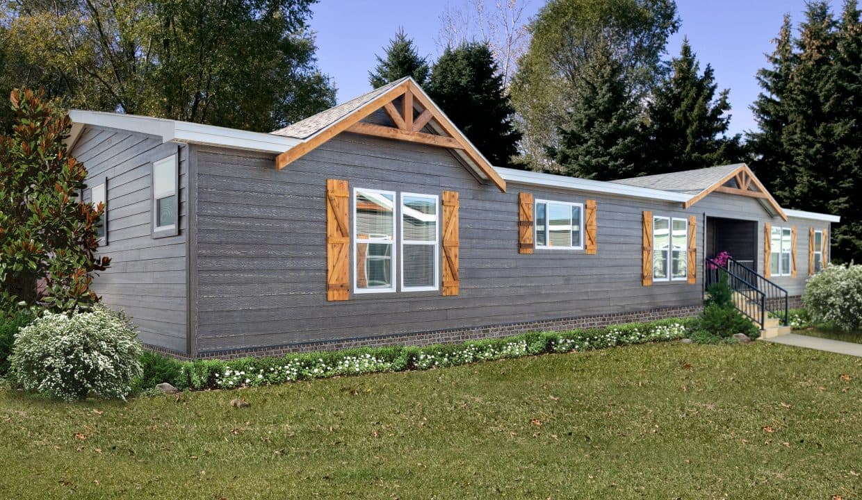 The fargo elevation, hero, and exterior home features