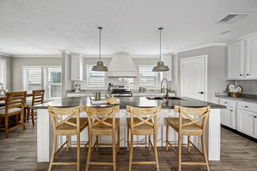 The presley kitchen home features