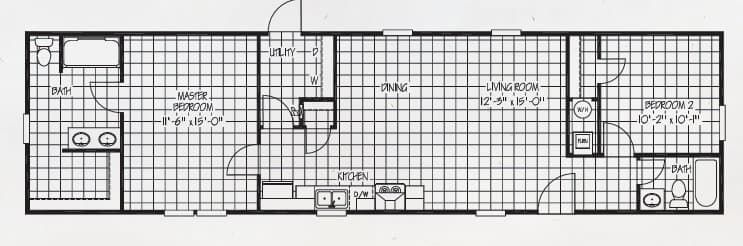 Molly floor plan home features