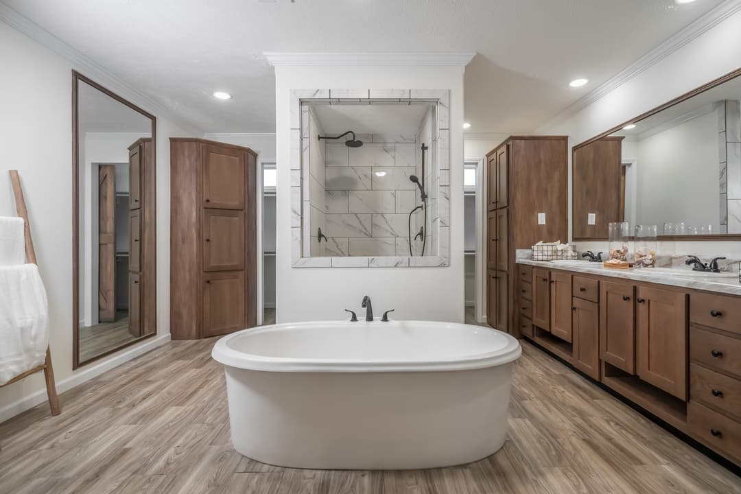The fargo bathroom home features
