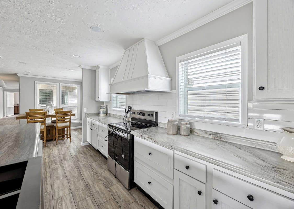 The presley kitchen home features