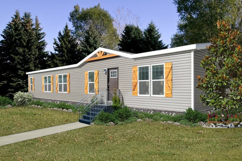 The springfield elevation, hero, and exterior home features